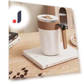 Smart Mixing Cup with LED Temperature Display — Beverage Warmers, Chic Interiors