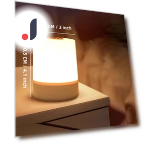 Touch Night Light with 3 Dimming Modes — Lamps & Shades, DC-HOME Textile