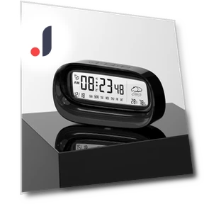 Transparent Digital Alarm Clock — Alarms & Clocks, DC-HOME Textile