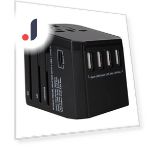 Travel Smart Adapter International Plug Adapter Wall USB Type C Charger AC Power — Chargers & Adapters, Melery