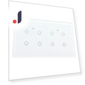 Wi-Fi Smart Touch Switch 8 Gang — Dimmer Switches, Koogeelife