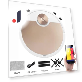 Wireless 3-in-1 Robot Vacuum — Smart Cleaning Robots, Chic Interiors