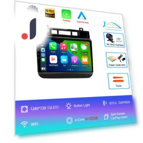 Car Touchscreen Radio with Wireless Carplay Android Auto — Stereo Receivers, AutoSphere