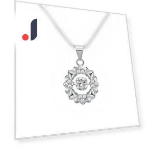 Heart-shaped Dance Pendant Necklace — Smart Jewelry, Original jewelry design