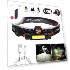 Mini LED Headlamp with Dual Light Source — Flashlights, AI Supermarket