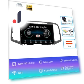 QLED DSP Android 14 Car Multimedia Video Player — Stereo Receivers, AutoSphere