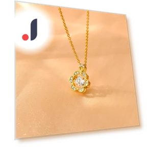 Smart Flower Necklace — Smart Jewelry, Original jewelry design