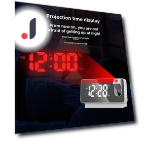 Smart Multifunctional LED Projection Alarm Clock — Alarms & Clocks, VividTrove