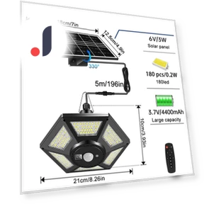 Solar Pendant Light — Outdoor Security & Flood Lighting, Explorer Outdoors