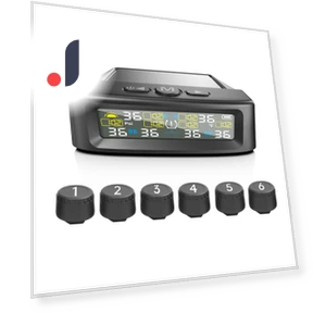 Solar-Powered Car Tire Pressure Monitoring System — TPMS Sensor Replacements, LIAESMART