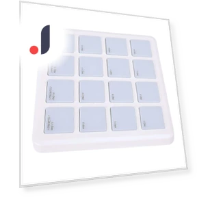 Wireless MIDI Controller with RGB Backlight — MIDI Control Devices, DIYelecs
