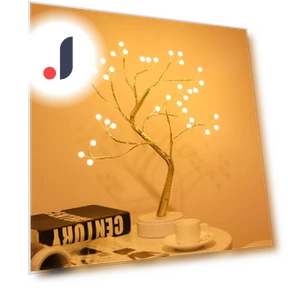 Creative LED Star Tree Light with Pearl — Tree Toppers, Voyex