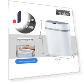 Induction Smart Trash Can for Bathroom — Car Trash Cans, CrossCart