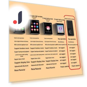 Portable Mini Music Player with English Dictionary — Portable Media Players, StrideBox