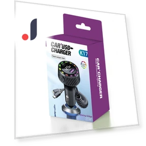 Smart Car Charger with LED Display and RGB Lighting — Chargers, NyPhoenix Auto