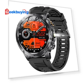 Smartwatch with 1.7 inch Screen, Built-in Flashlight, and Health Management — Smartwatches, Senbono