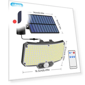 Solar Lights Outdoor With 3 Modes Motion Sensor — Outdoor Security & Flood Lighting, AutoSphere