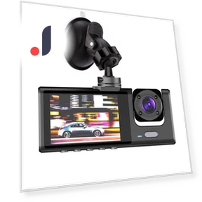 3-Channel Car Dash Cam with 3 Lenses — Dashboard Cameras, LIAESMART