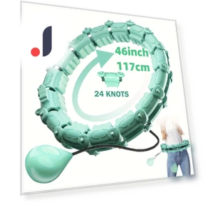 Adjustable Smart Fitness Hula Hoop with Removable Hollow Ball — Kids Fitness, YC Direct