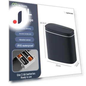 Automatic Waterproof Sensor Trash Can — Kitchen Cans, Polaris star