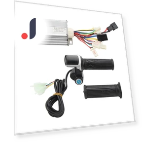 Electric Bike Controller Kit with Twist Throttle — Motors, 3CZY