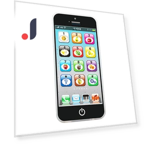 Infant Touchscreen Mobile Phone Toy — Infant & Early Childhood Playthings, Circus Wagon