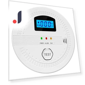 LCD Digital Display Fire CO Alarm — Smoke & CO Detectors, Baoshang