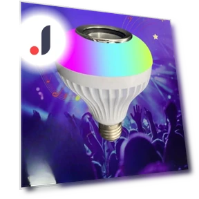 LED Music Light Bulb with Built-in Bluetooth Speaker — Whole-Home Audio Systems, Lanzhong Outdoor LED