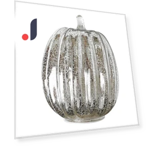 LED Pumpkin Lantern with Built-in Smart Timer — Outdoor Torches, Blackcurrant
