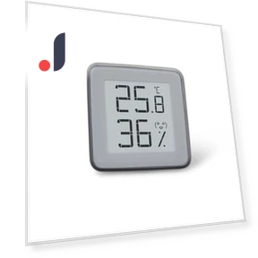 Smart Bluetooth Thermometer with E-Ink Display — Home Climate Control, Dream Garage