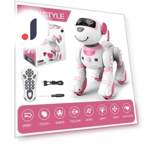 Smart Robot Dog with Remote Control — Interactive Animal Companions, wevi