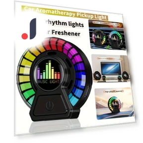 Smart Voice Control Car Aroma Diffuser with Dynamic Rhythm Lighting — Car Air Fresheners, LSB01
