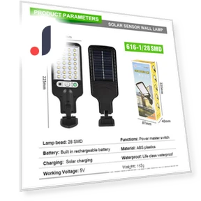 Solar COB Wall and Courtyard Sensor Lights — Outdoor Security & Flood Lighting, Polaris star