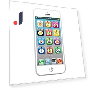 Touchscreen Mobile Phone for Infants — Interactive Learning Devices, Circus Wagon