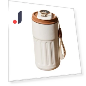 Vacuum Insulated Thermobottle with LED Temperature Display — Travel Drinkware, Decorative Life