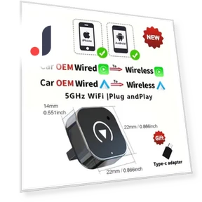 Wireless CarPlay and Android Auto Adapter — Phone Accessories, Meiteai-Car&Motor