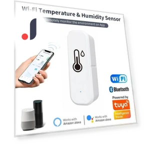 Wireless Smart WiFi Temperature and Humidity Sensor — Smart Home Security, OmniShop