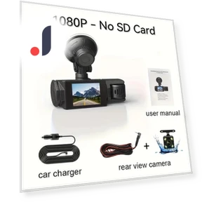 3-Channel WiFi Car DVR with 1080P Triple Camera — Dashboard Cameras, LIAESMART