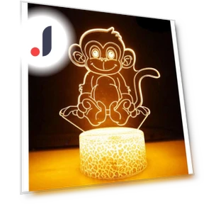 3D Illusion Night Light Lamp — Night Lights