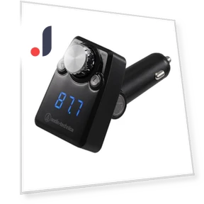 Bluetooth FM Transmitter with Smartphone Charging — Wireless Audio Transmitters, Audio Technica