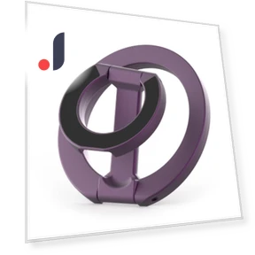 Double Sided Magnetic Finger Clasp 360 Degree Rotation Cellphone Stand — Vehicle Phone Holders, Khjkllo59vn
