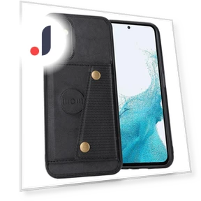 Dual Button Card Slots Phone Case with Kickstand — Phone Accessories, Smartwatch 2025
