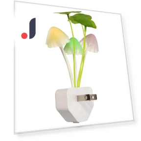 Floral Sensor LED Mushroom Night Light — Night Lights, DC-HOME