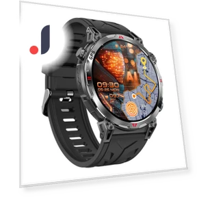 GPS Smartwatch with AMOLED Display and Bluetooth Calling — Smartwatches, Rainbuvvy