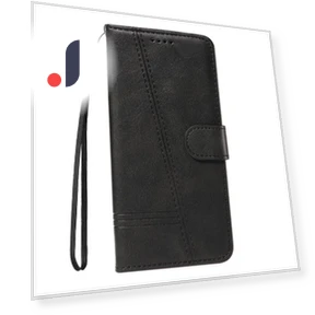Leather Case with Embossing — Flip Cases, JOCAJE