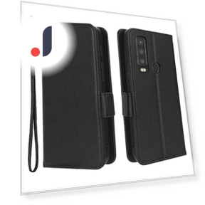 PU Leather Wallet Case with Strap — Flip Cases, Smartwatch 2025