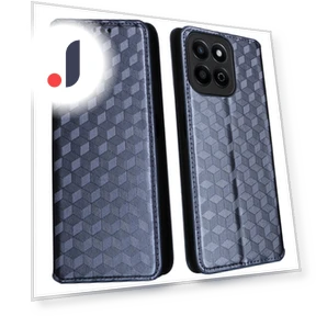 Rhombus Imprint PU Leather Phone Wallet Cover — Basic Cases, Samrtwatch Bands Straps