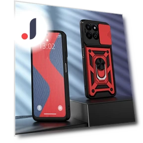 Shockproof Case with Slide Camera Protector and Stand — Camera Bags & Accessories, KEYSION
