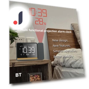 Smart Projection Alarm Clock — Alarms & Clocks, Fishine