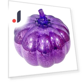 Smart Timer LED Glass Pumpkin Lantern — String Lights, SUNJOY HOUSE